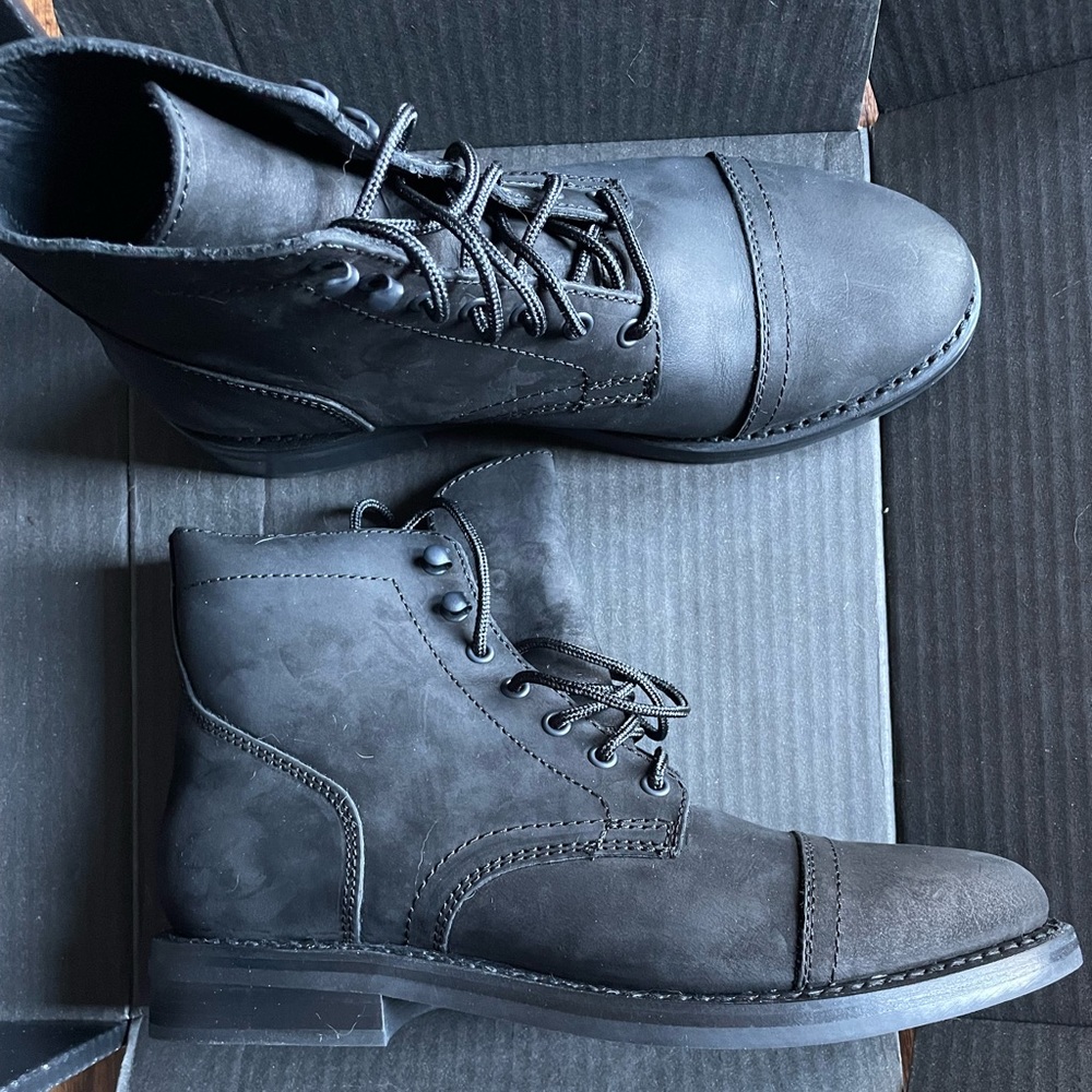 Thursday Boot Company; Black Matte Captain Boot